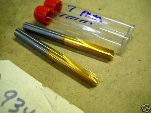 NEW CARBIDE DRILLS 7 MM STRAIGHT FLUTE 140 POINT 934  