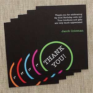  Personalized Birthday Party Thank You Cards   Perfectly 