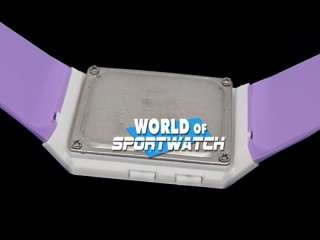 OTS Purple Dual Time Day Date Lady Quartz Film Watch  