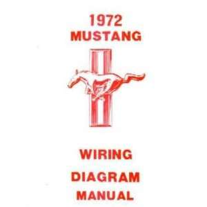  1972 FORD MUSTANG Wiring Diagrams Schematics Automotive