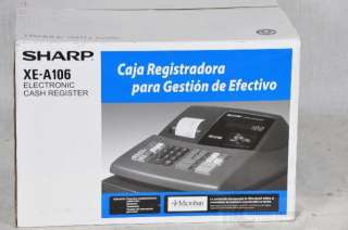 Sharp Electronics XEA106 Cash Register RTL$400  