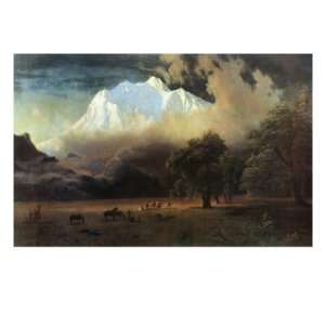 Mount Adams, Washington Giclee Poster Print by Albert Bierstadt, 24x32