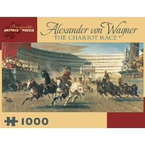 The Chariot Race by Alexander von Wagner Jigsaw Puzzle (Pomegranate 