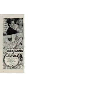  1945 Movie Ad, MEXICANA starring Tito Guizar, and Constance Moore 