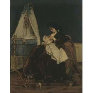 Hand Made Oil Reproduction   Alfred Stevens   24 x 30 inches   Tous 