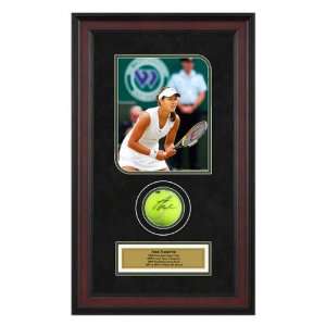 Ana Ivanovic 2007 Wimbledon Match Framed Autographed Tennis Ball with 