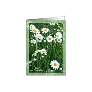 April birthday   birth flower daisy Card Health 