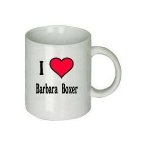  I Love Barbara Boxer Mug 