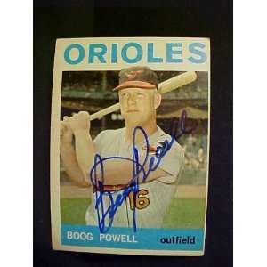 Boog Powell Baltimore Orioles #89 1964 Topps Signed Autographed 