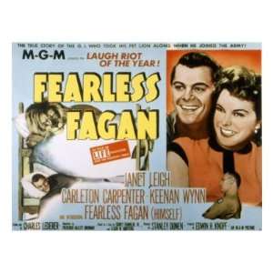 Fearless Fagan, Carleton Carpenter, Janet Leigh, Keenan Wynn, 1952 