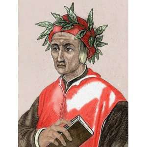  Dante Alighieri (1265 1321). Italian Poet Photographic 