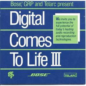  Bose Presents Digital Comes to Life III   Cd Everything 