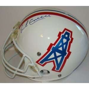 Earl Campbell Signed Helmet   Texas 1 1 JSA   Autographed NFL Helmets