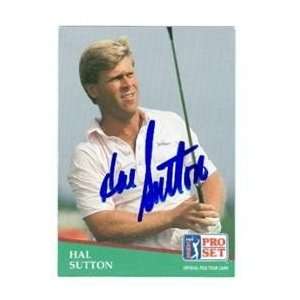 Hal Sutton autographed Golf trading card