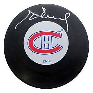 Henri Richard Autographed / Signed Montreal Canadiens Puck