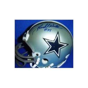 Herschel Walker autographed Football Mini Helmet (Dallas Cowboys)