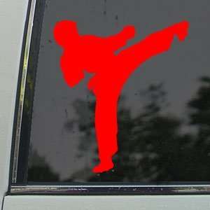  Karate Kid Kick Jaden Smith Red Decal Will Movie Red 