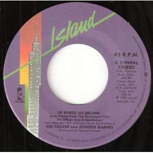   sweet lil woman 45 rpm single: JOE COCKER & JENNIFER WARNES: Music
