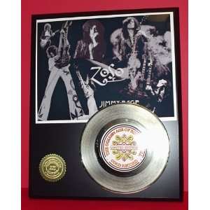 Jimmy Page 24kt Gold Record LTD Edition Display ***FREE PRIORITY 