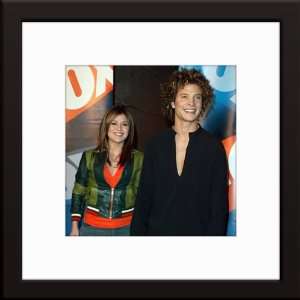  Kelly Clarkson & Justin Guarini Custom Framed And Matted 