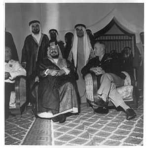  King Abdul Aziz Bin Al Saud of Saudi Arabia,U.S. Army 