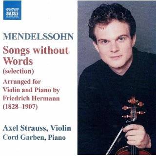 Mendelssohn: Songs without Words by Felix [1] Mendelssohn and Cord 