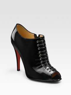 Christian Louboutin   Patent Ankle Boots    