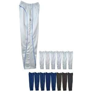   ATECH P Mens Fleece Pants Gray/Maroon Size Medium: Sports & Outdoors