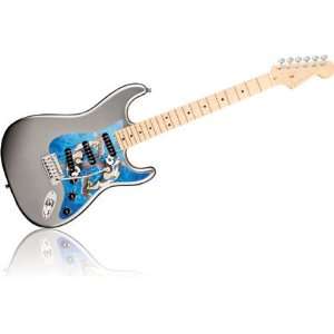  Koi Yin Yang on Blue skin for Fender Stratocaster 