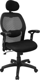 MESH EXECUTIVE COMPUTER OFFICE DESK CHAIR WITH HEADREST  
