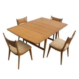 7ft Heywood Wakefield Drop Leaf Extension Dining Table  