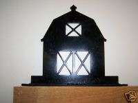 Country Farm Barn Metal Mailbox/Gate/Fence Topper  