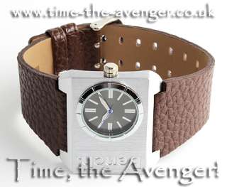BENCH MENS WATCH CHUNKY CASE BROWN STRAP NEW WARRANTY  