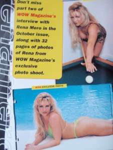 WOW wrestling female magazine/Diva Rena Mero Sable 9 99  