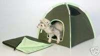Marshall Ferret Toy Dog Cage Camp Set  Tent + Hat + Bag  