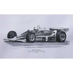 Rick Mears 1St Indianapolis Victory By David Gray Highest Quality Art 