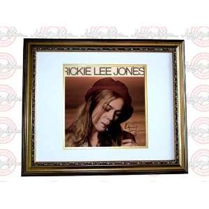  RICKIE LEE JONES Autographed Signed FRAMED LP Album 