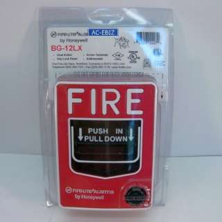 Honeywell Fire Lite BG 12LX Fire Alarm Pull Station 783008104030 