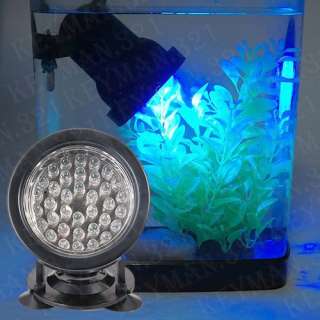 36 Blue LED Aquarium Fish Tank Waterproof Spot Light  