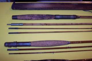 VINTAGE BAMBOO FLY FISHING ROD PARTS ROD BUILDING REPAIR LOT SPLIT 