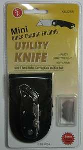 Mini Utility Knife Quick Folding with Case # Ku228B  