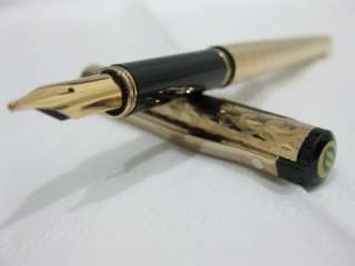 Sheaffer White Dot Gold Electroplated, Fountain Pen, Nib size Broad 
