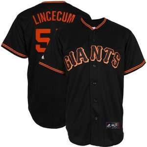  Majestic Tim Lincecum San Francisco Giants Replica Jersey 