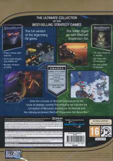   Star Craft + Broodwars PC/Mac Games NEW BOX 51581035363  
