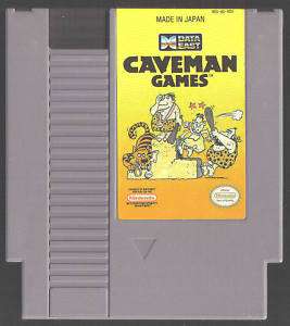 Caveman Games (Nintendo) Nintendo NES video game 13252002173  