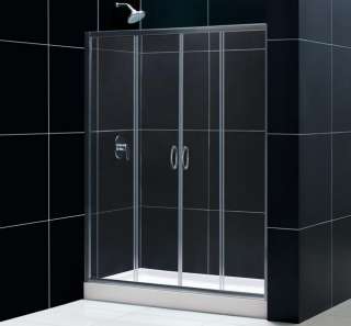 Dreamline Visions 56 60 X 72 Clear Glass Shower Door SHDR 1160726 01 