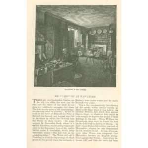  1882 William Ewart Gladstone At Hawarden Castle 