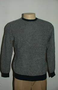 SMOOTH POLO GOLF RALPH LAUREN CREWNECK SWEATER LARGE WOOL 30%CASHMERE 