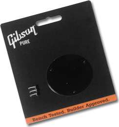 GIBSON® GUITAR SWITCHPLATE COVER LES PAUL BLACK *NEW* 711106550701 