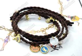   Decorations Knit Shell Heart Rabbit Fashion Bracelet Wristband HOT New
